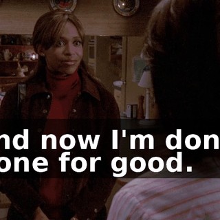 And now I'm done. Done for good.