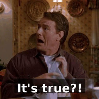 It's true?!