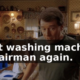 that washing machine repairman again.