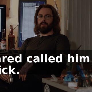 Jared called him a dick.