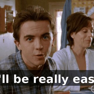 it'll be really easy.