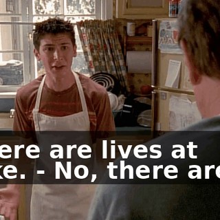- There are lives at stake. - No, there aren't.