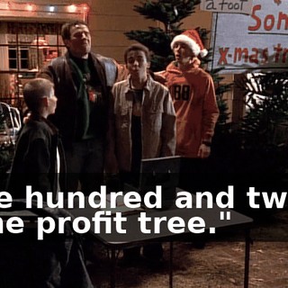"One hundred and twelve is the profit tree."