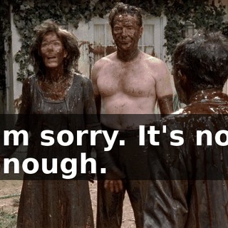 I'm sorry. It's not enough.