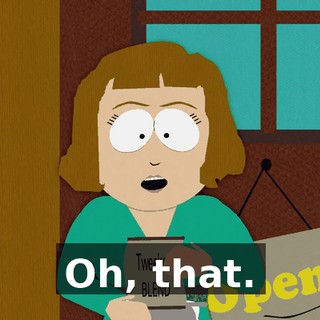 Oh, that.