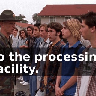 to the processing facility.
