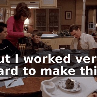 but I worked very hard to make this,