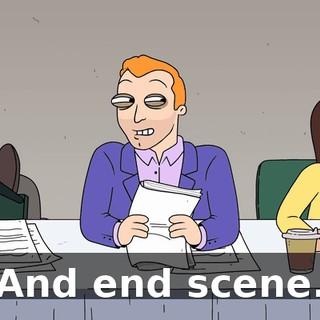 And end scene.