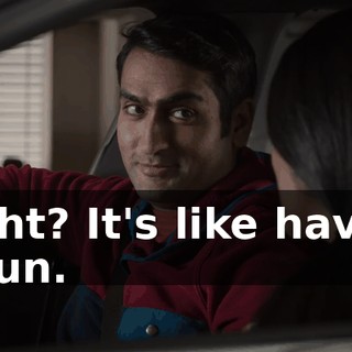 Right? It's like having a gun.