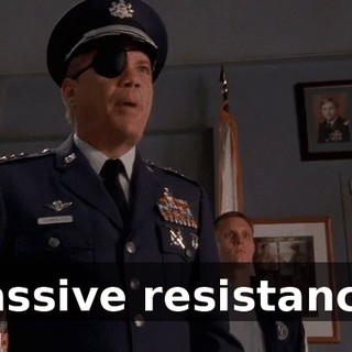 passive resistance.