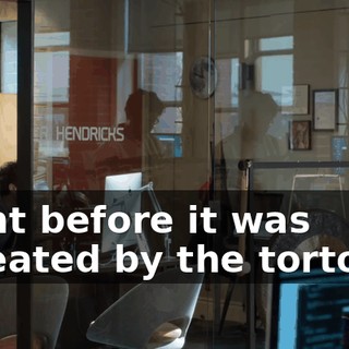 Right before it was defeated by the tortoise.