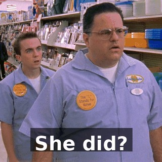 She did?