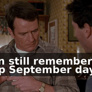 I can still remember the crisp September day