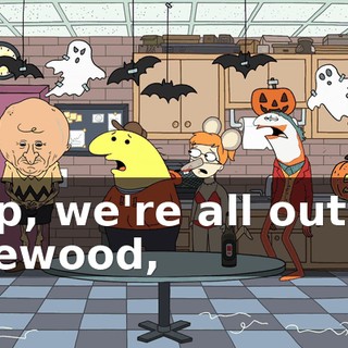 Yep, we're all out of firewood,