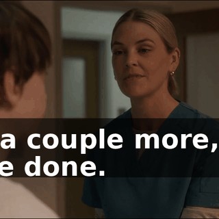 Just a couple more, and we're done.