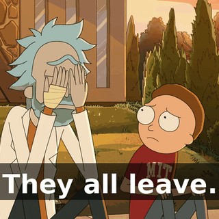 They all leave.