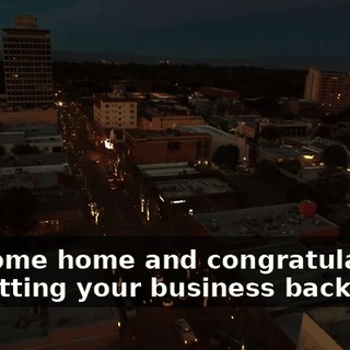 Welcome home and congratulations on getting your business back.