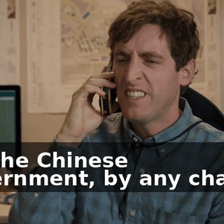 did the Chinese government, by any chance,