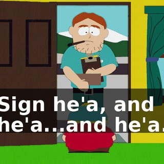 Sign he'a, and he'a...and he'a.