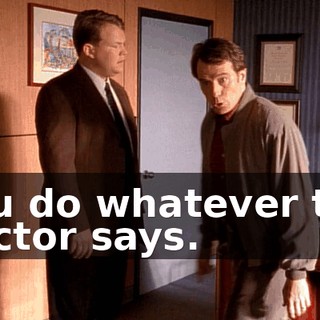 You do whatever the doctor says.