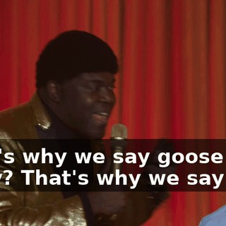That's why we say goose suit. Okay? That's why we say it.