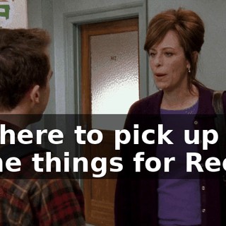 I'm here to pick up some things for Reese.