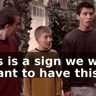 This is a sign we were meant to have this.