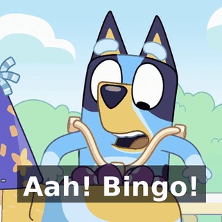 Aah! Bingo!