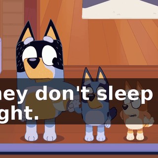 They don't sleep at night.