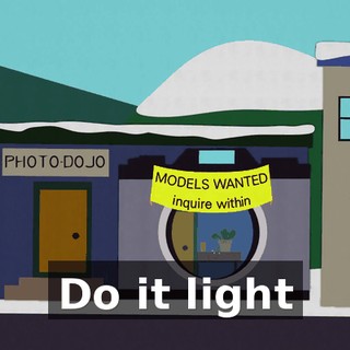 ♪ Do it light ♪
