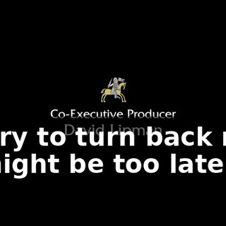 To try to turn back now it might be too late.