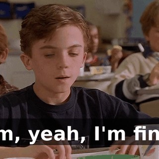 Um, yeah, I'm fine.