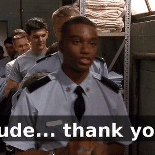 Dude... thank you.