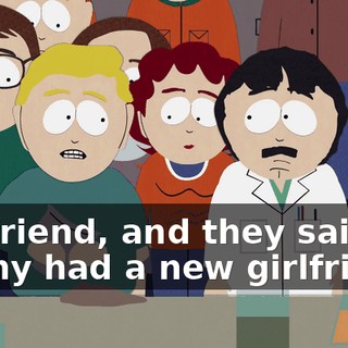 Boyfriend, and they said Kenny had a new girlfriend.