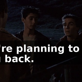 We're planning to get you back.
