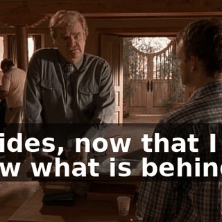 Besides, now that I know what is behind it,