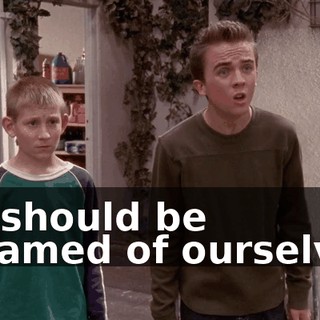 We should be ashamed of ourselves.