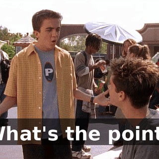 What's the point?