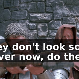They don't look so clever now, do they ?