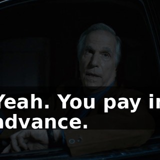 Yeah. You pay in advance.