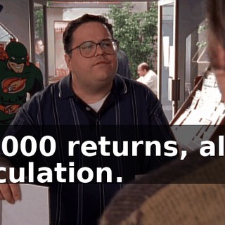 50,000 returns, all in circulation.