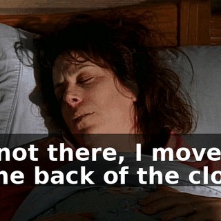 It's not there, I moved it to the back of the closet.