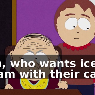 Ooh, who wants ice cream with their cake?