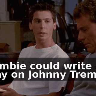 a zombie could write an essay on Johnny Tremain?