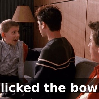 I licked the bowl!