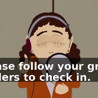 Please follow your group leaders to check in.