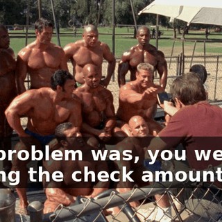 The problem was, you weren't adding the check amount.