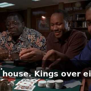 - Call. - Full house. Kings over eights.