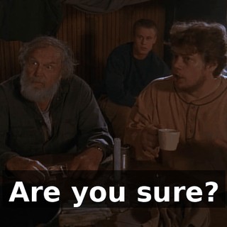 Are you sure?