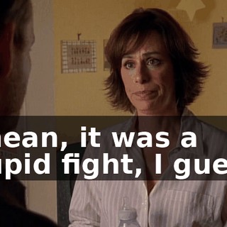 I mean, it was a stupid fight, I guess,